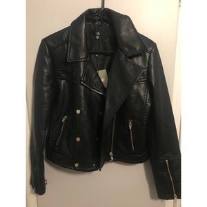 Black Faux leather jacket